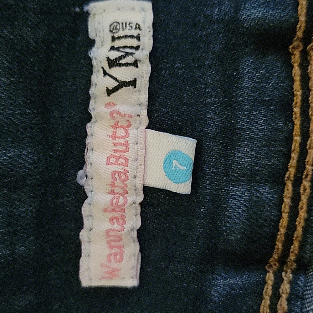 Dark denim shorts